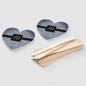 Monogramm-Wirbel-Gastgeschenk Hochzeit Fächer (Non-assembled)