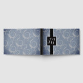 Monogramm-Wirbel Hochzeit Gästebuch (Voll)