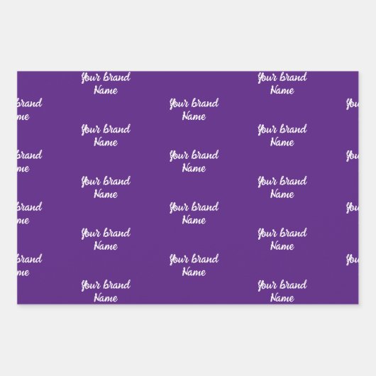 Monogramm-Wrapper für den personalisierten Namen Geschenkpapier Set (Vorderseite 3)