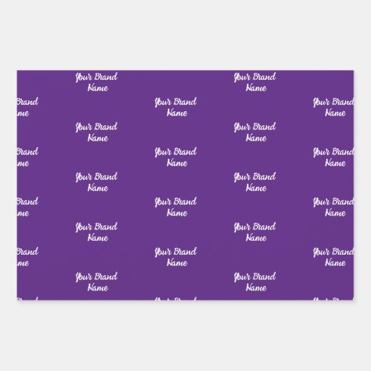 Monogramm-Wrapper für den personalisierten Namen Geschenkpapier Set (Vorderseite)