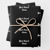 Monogramm-Wrapper für den personalisierten Namen Geschenkpapier Set (Beispiel)