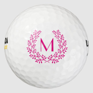 Monogramm Wreath Golfball