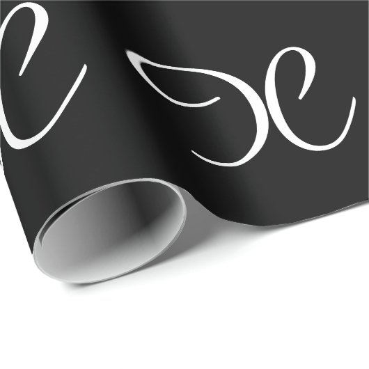 MONOGRAMM X GESCHENKPAPIER (Rolleneckpunkt)