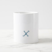 Monogramm X Jumbo-Tasse (Vorderseite)