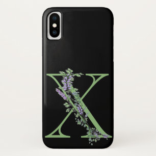 Monogramm X Lavendel-Eukalyptus Case-Mate iPhone Hülle