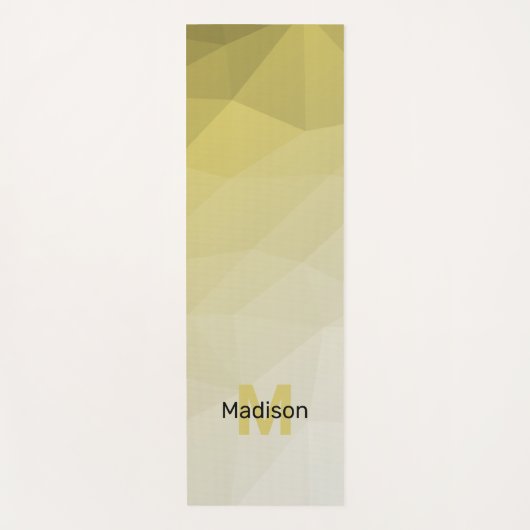 Monogramm Yogamatte (Vorderseite)