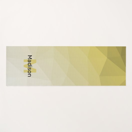 Monogramm Yogamatte (Vorderseite (Horizontal))
