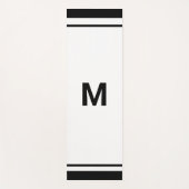 Monogramm Yogamatte (Vorderseite)