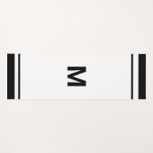 Monogramm Yogamatte (Vorderseite (Horizontal))