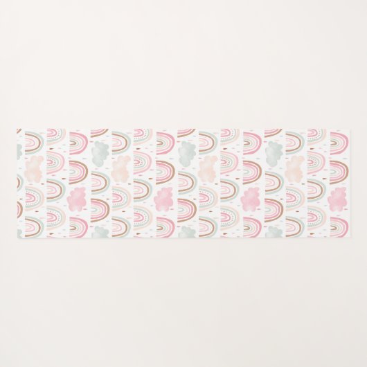 Monogramm Yogamatte (Rückseite (Horizontal))