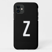 Monogramm Z Case-Mate iPhone Hülle (Rückseite)