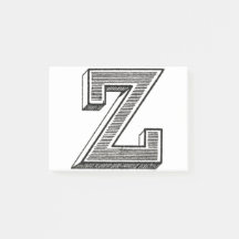 Monogramm Z, Letter Z, Alphabet z, Schwarz und Wei