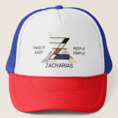 Monogramm "Z" - Zacharias Truckerkappe (Vorderseite)