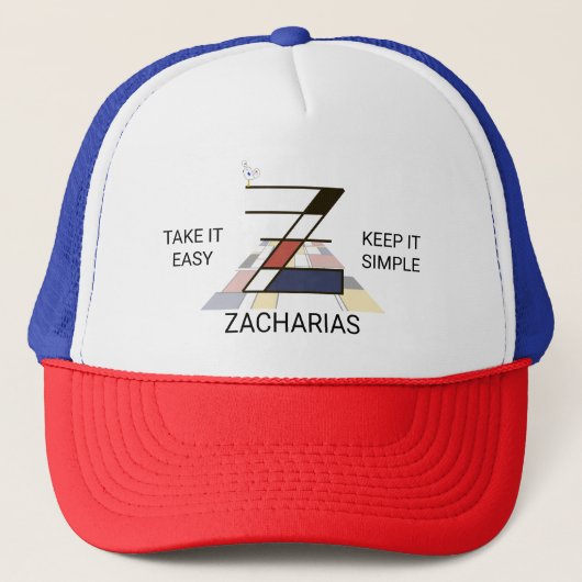 Monogramm "Z" - Zacharias Truckerkappe (Vorderseite)
