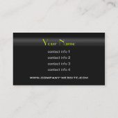 Monogramm-Zeitgenosse-Visitenkarte Visitenkarte (Rückseite)