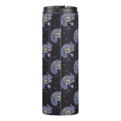 Monogramm Zentangle Eidechsen-| Thermosbecher (Rückseite)