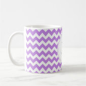 Monogramm-Zickzack Initialen Kaffeetasse (Links)
