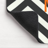 Monogramm Zickzack MousePad (Ecke)
