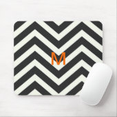 Monogramm Zickzack MousePad (Mit Mouse)