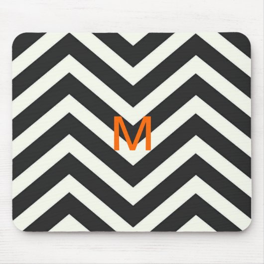 Monogramm Zickzack MousePad (Vorne)