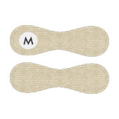 Monogramm Zickzack-Muster Baseball (Paneele)