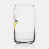 Monogramm Zitrusfrüchte Weiße Blumen Baumzweig Dosenglas (Links)