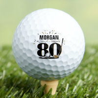 Monogramm zum 80. Geburtstag