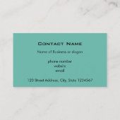 Monogramm zur Textur des Vintagen Miniaturpapiers Visitenkarte (Rückseite)