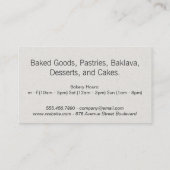 Monogramm | Zusammensetzung Visitenkarte (Rückseite)