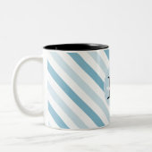 Monogramm Zweifarbige Tasse (Links)