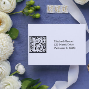 Monogrammadresse Permastempel