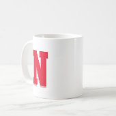 Monogrammatikalisch Kaffeetasse (Vorderseite Links)
