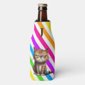 Monogrammatikalische Mad Cat Cooler Flaschenkühler (Flaschenvorderseite)