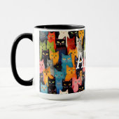 Monogrammatikkatzen Tasse (Links)