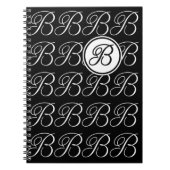 Monogrammbuchstabe B Notizblock (Vorderseite)