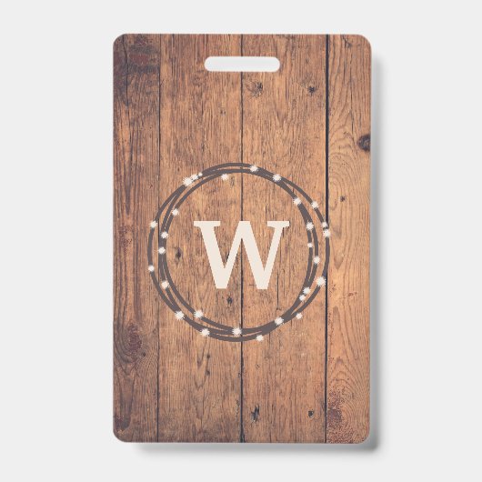 Monogrammdesign Ausweis (Vorderseite)