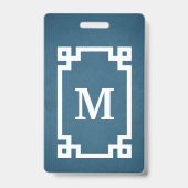 Monogrammdesign Ausweis (Rückseite)