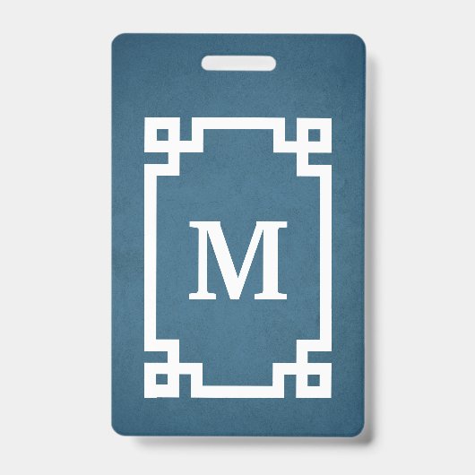 Monogrammdesign Ausweis (Vorderseite)