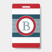 Monogrammdesign Ausweis (Rückseite)