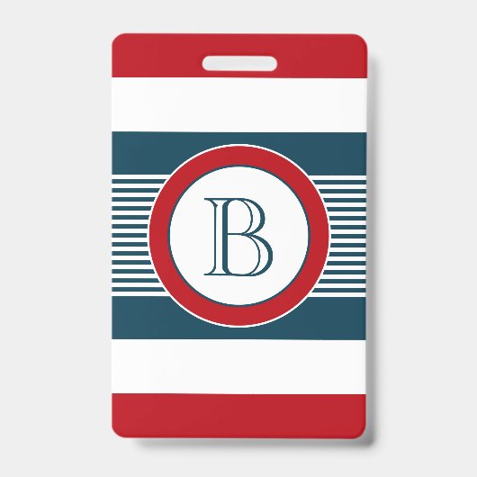Monogrammdesign Ausweis (Vorderseite)