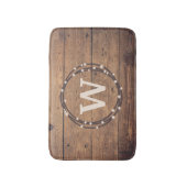 Monogrammdesign Badematte (Vorderseite Vertikal)