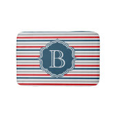 Monogrammdesign Badematte (Vorderseite)