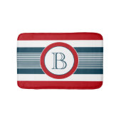 Monogrammdesign Badematte (Vorderseite)
