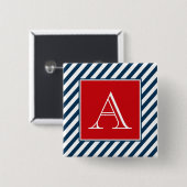 Monogrammdesign Button (Vorne & Hinten)