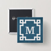 Monogrammdesign Button (Vorne & Hinten)