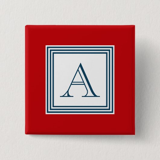 Monogrammdesign Button (Vorderseite)