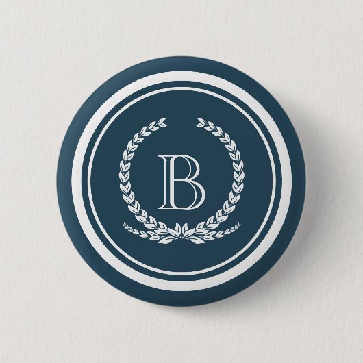 Monogrammdesign Button (Vorderseite)