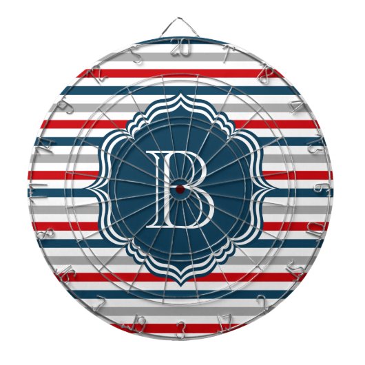 Monogrammdesign Dartscheibe (vorne)