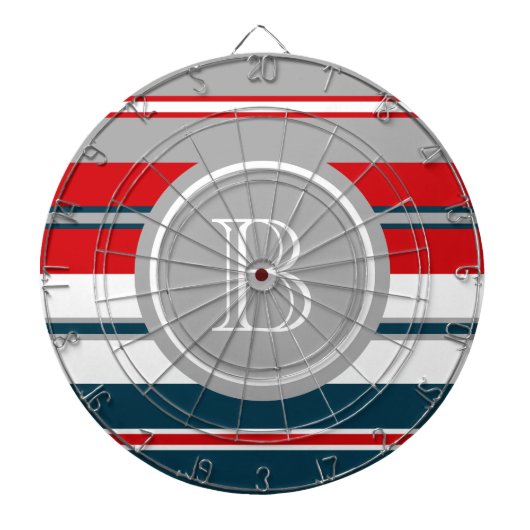 Monogrammdesign Dartscheibe (vorne)