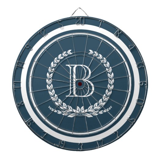 Monogrammdesign Dartscheibe (vorne)